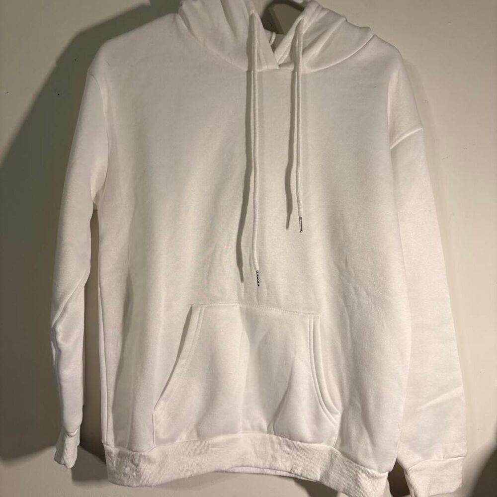 Unbranded Women's White Hoodie
